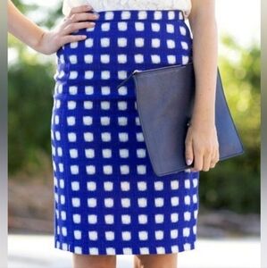 TopShop checkered pencil skirt size 8